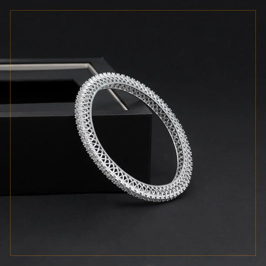 American Diamond Bracelet Set