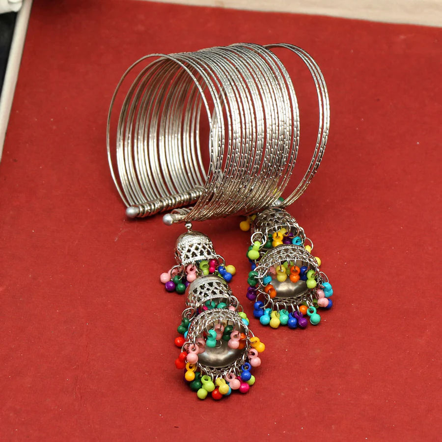 Multi Color Oxidised Bracelet