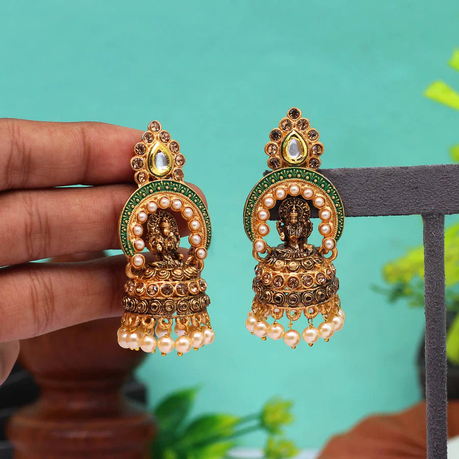 Temple Jhumkas