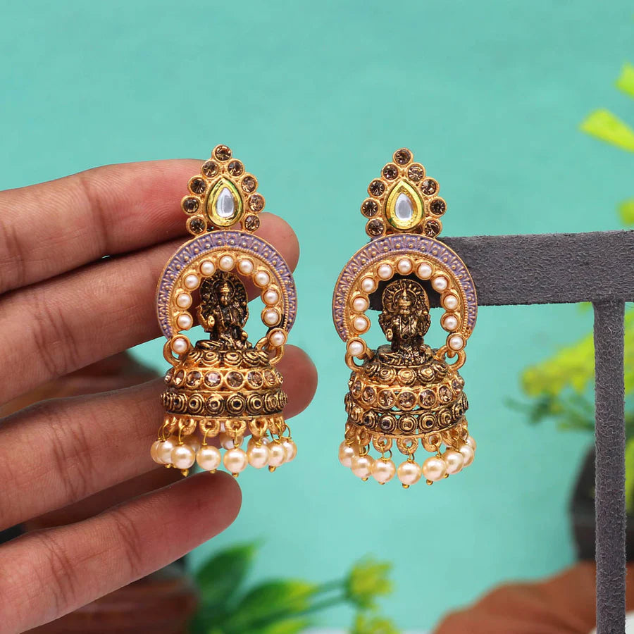 Temple Jhumkas