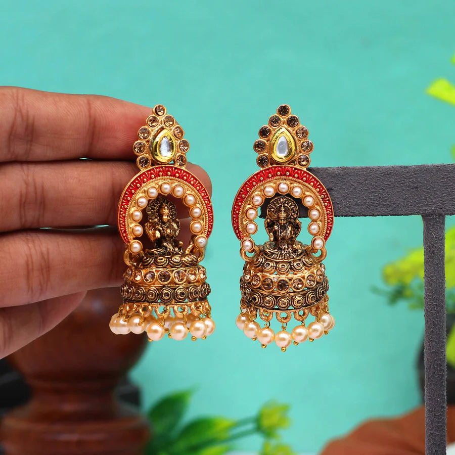 Temple Jhumkas