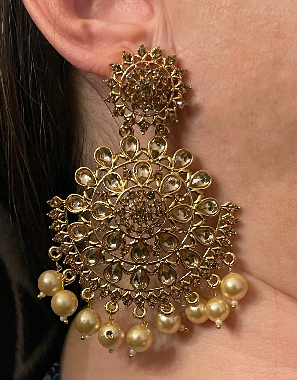 Gold Color Antique Dangles