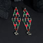 Multi Color Meenakari Oxidised Earrings