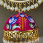 Handpainted Meenakari Earrings