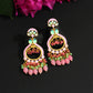 Pink Kundan Dangles