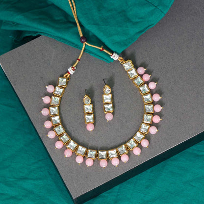 Kundan & Pearl Necklace Set